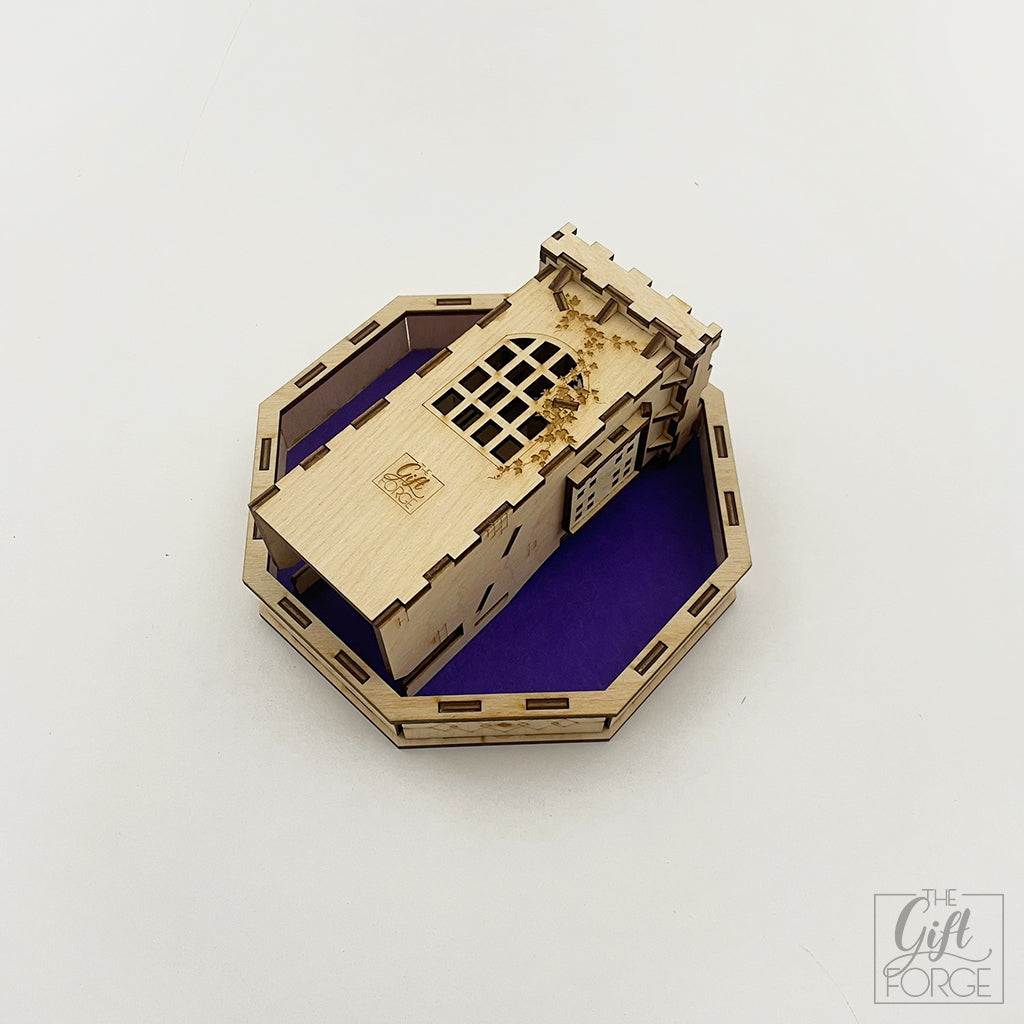 Fortress dice tower-tray