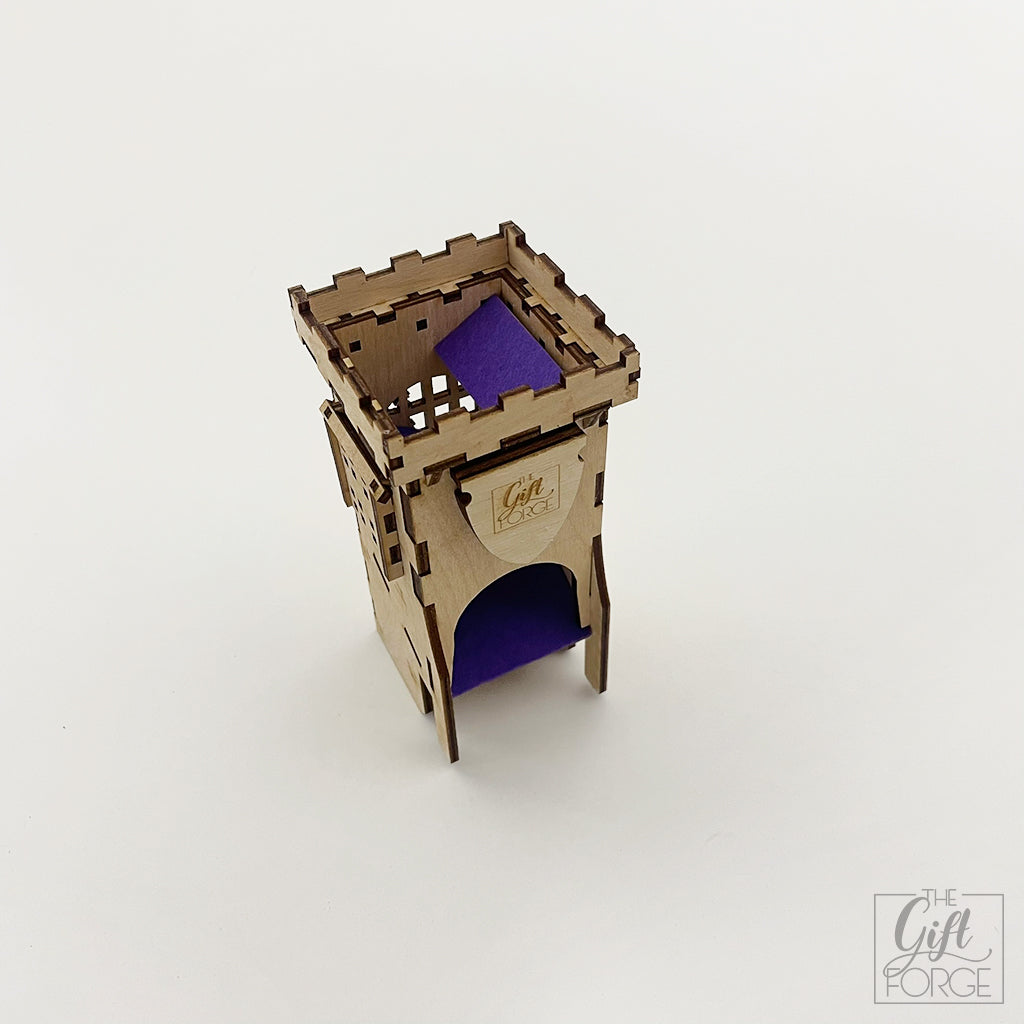 Fortress dice tower-tray