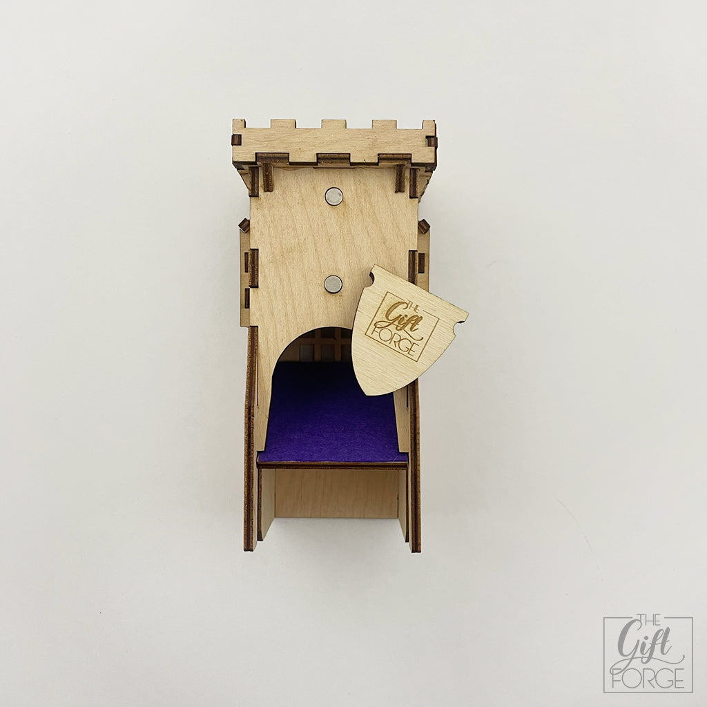 Fortress dice tower-tray