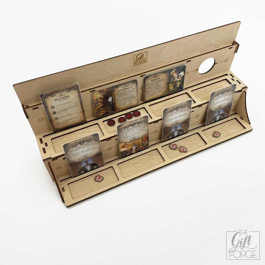 Card and token holder display