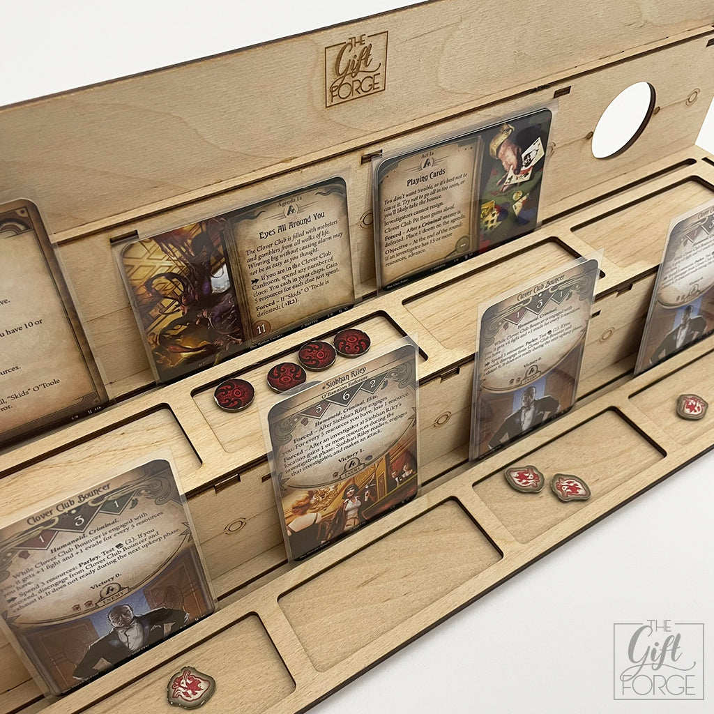 Card and token holder display