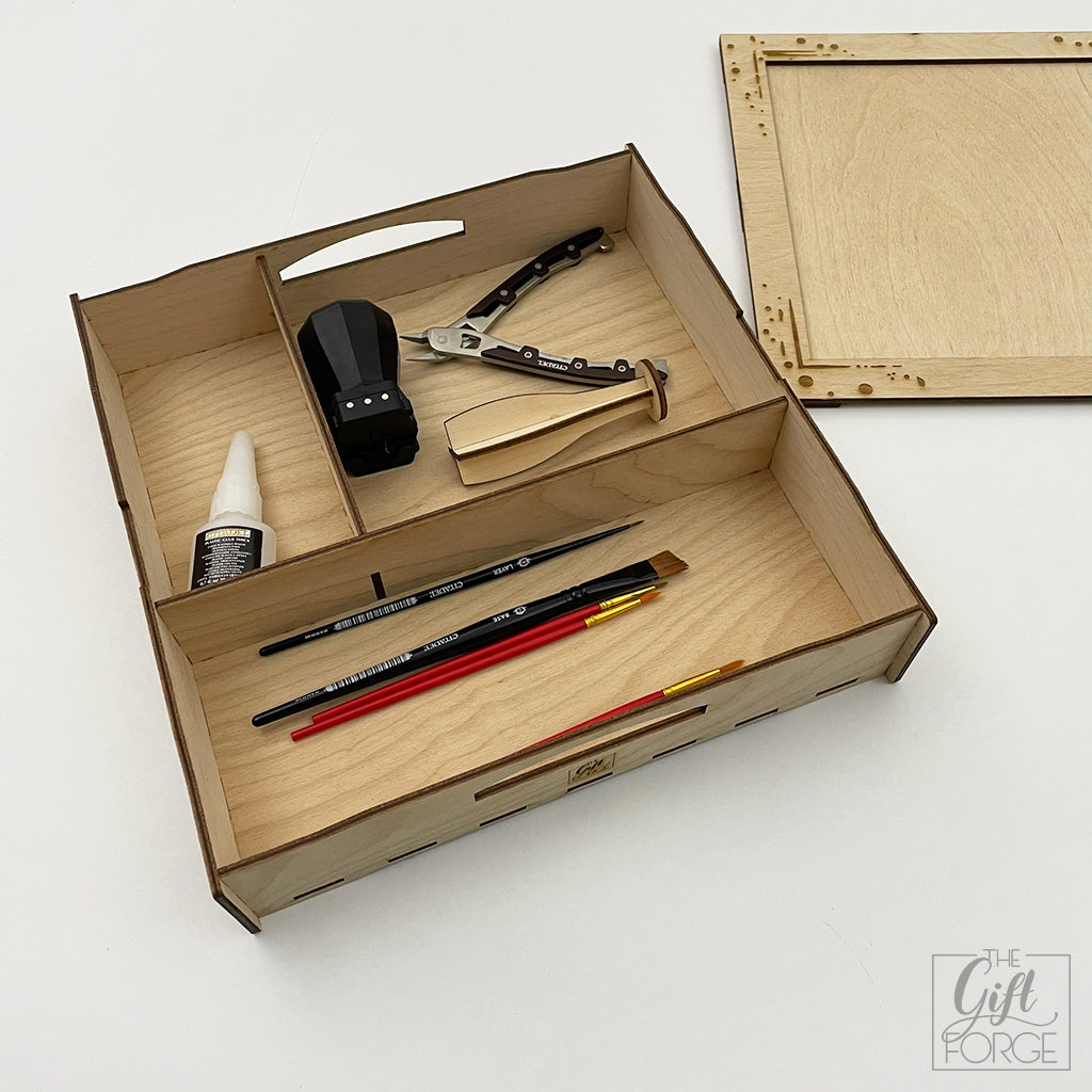 Painting tool tray