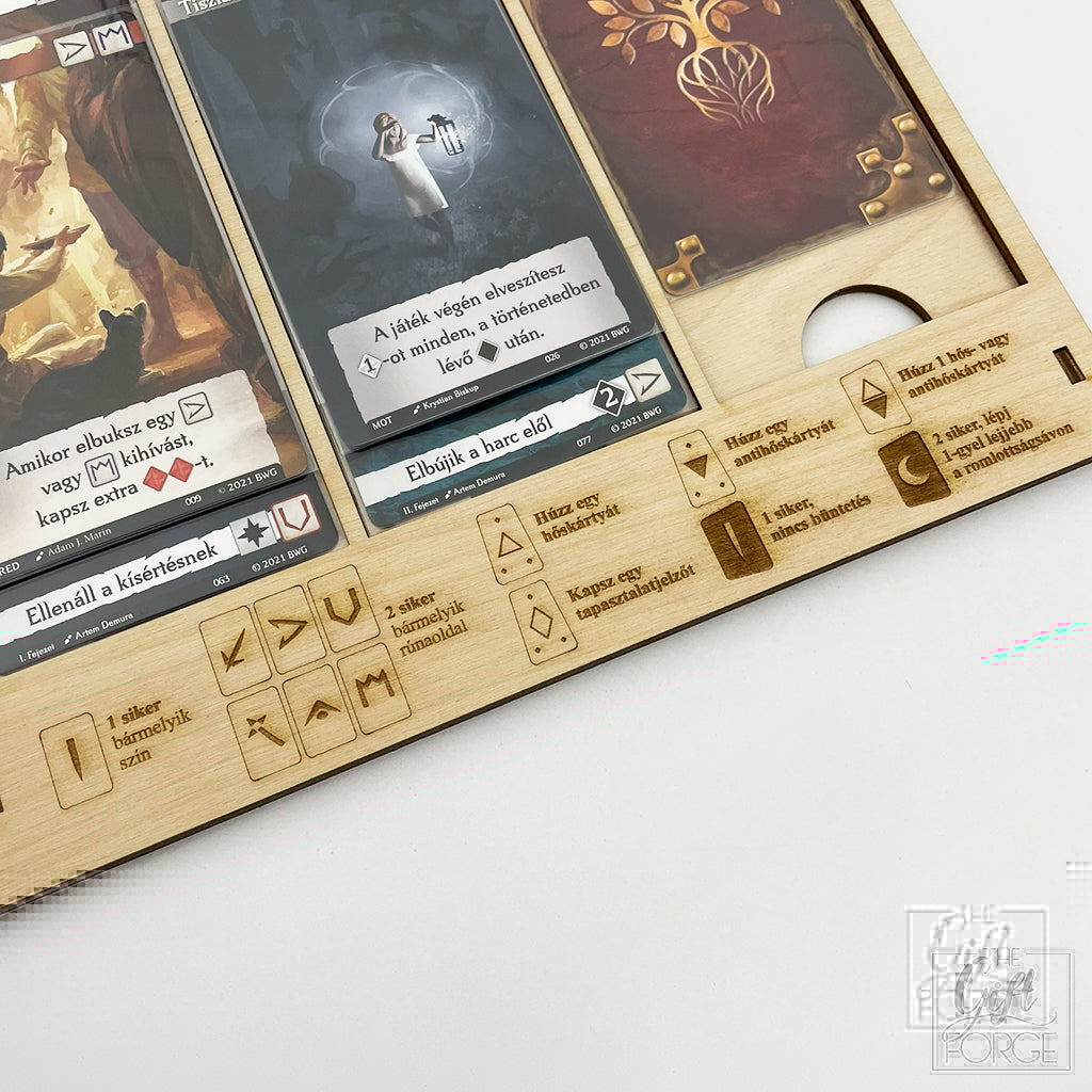 Player board compatible with Call to Adventure