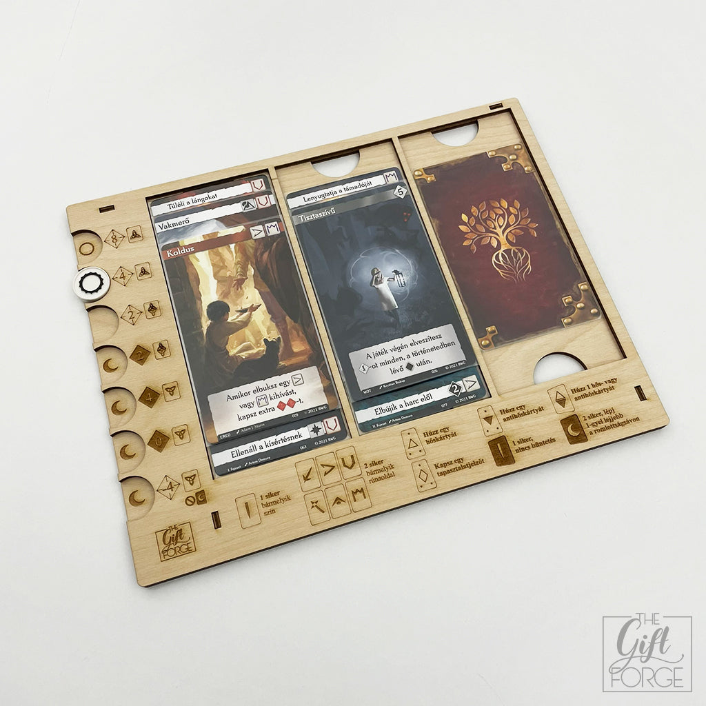 Player board compatible with Call to Adventure
