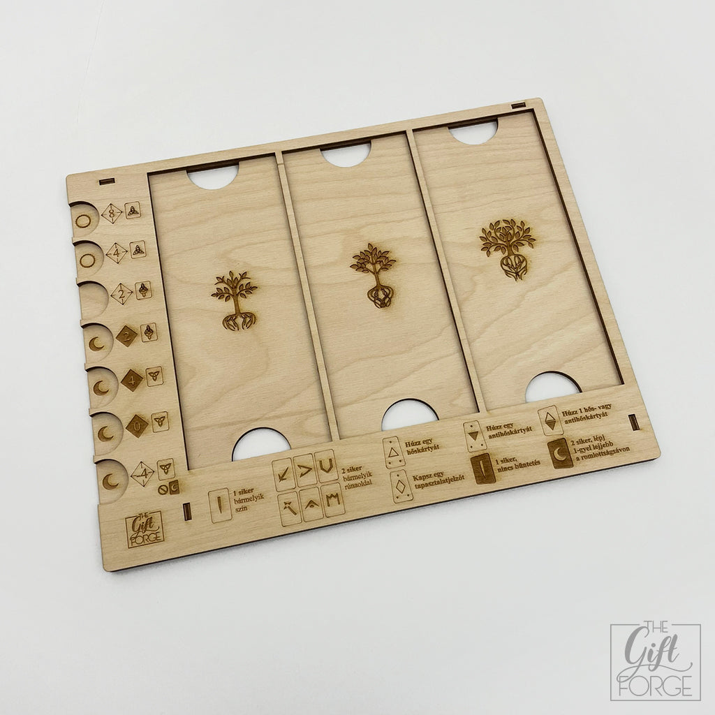 Player board compatible with Call to Adventure
