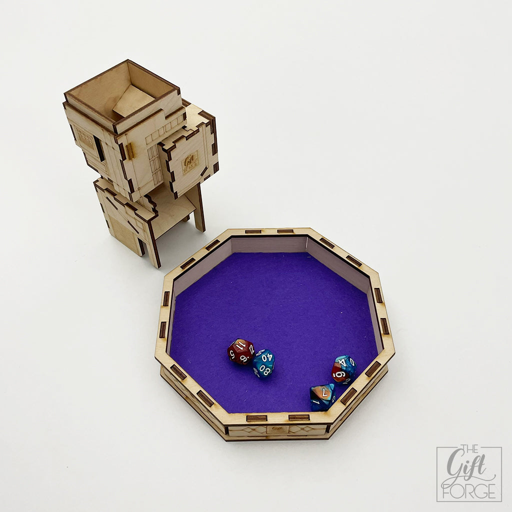 Cyberpunk dice tower-tray