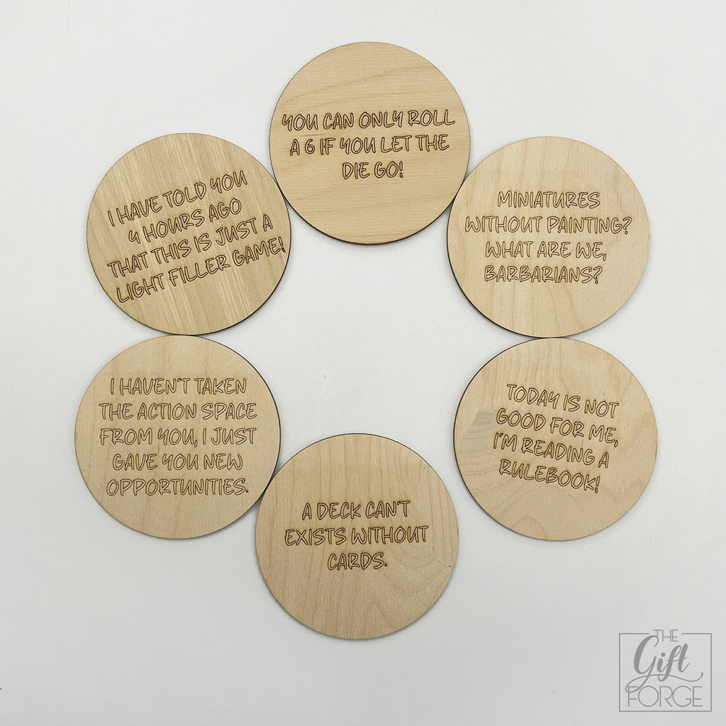 Choose your quote! 2 coasters