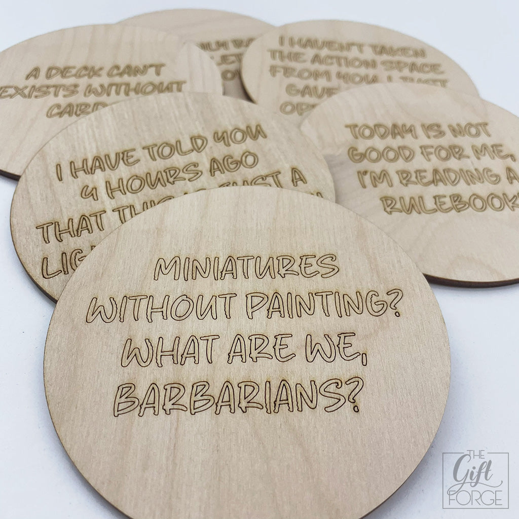 Choose your quote! 2 coasters
