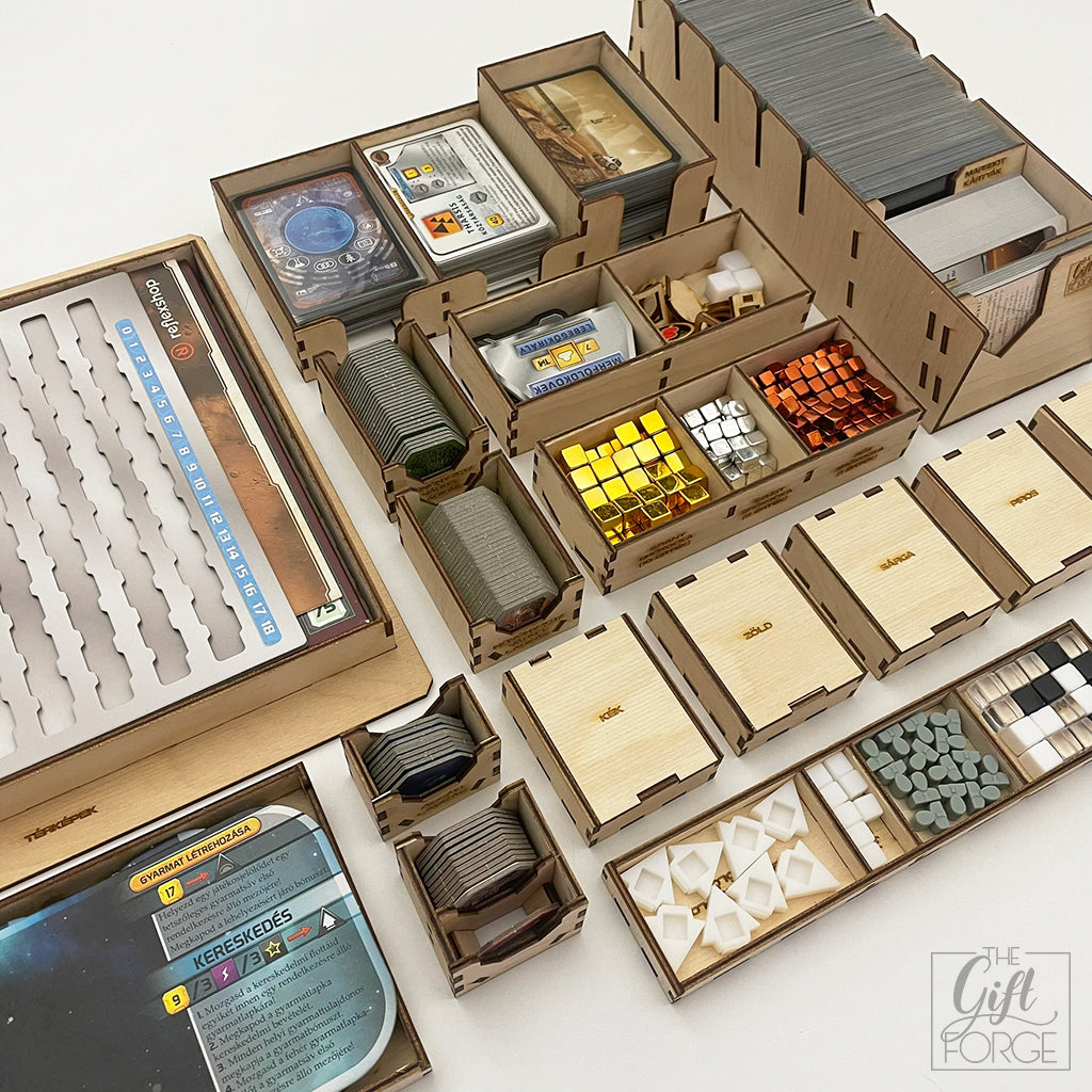 Insert compatible with Terraforming Mars (& Automa + Prelude 2 expansions)