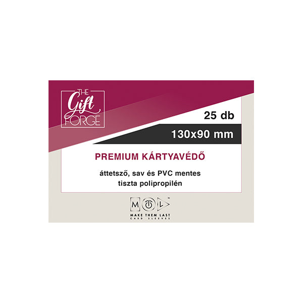 130x90 mm, 25 pcs premium card sleeves