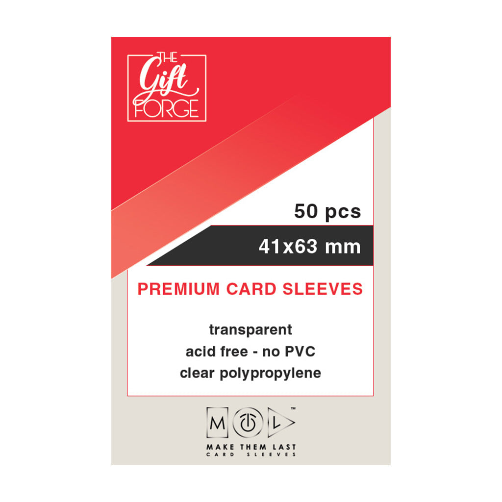 41x63 mm, 50 pcs premium card sleeves