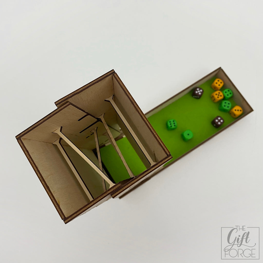 Wood workshop dice tower