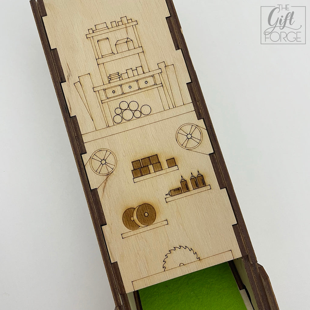 Wood workshop dice tower