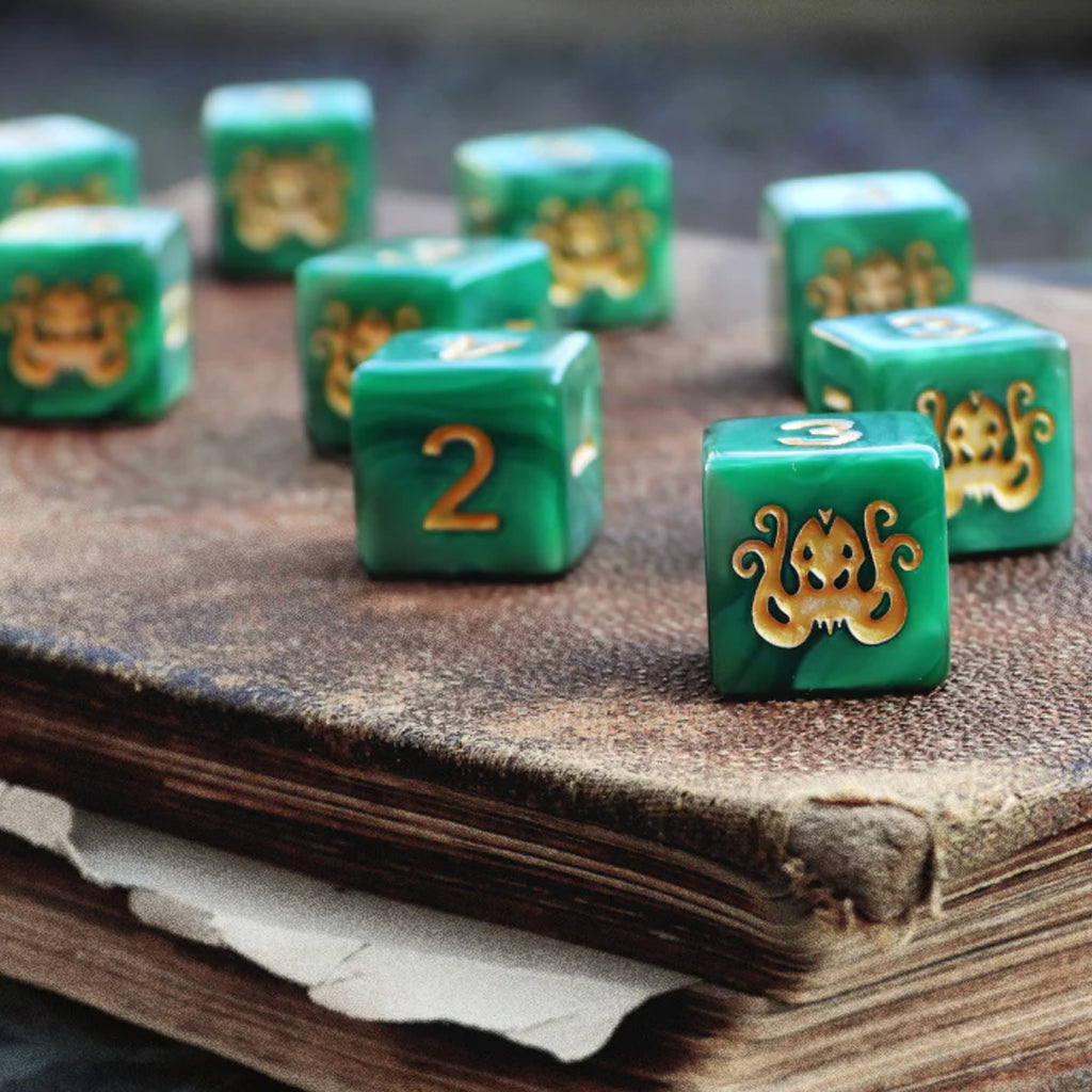 Cthulhu dice set (green)