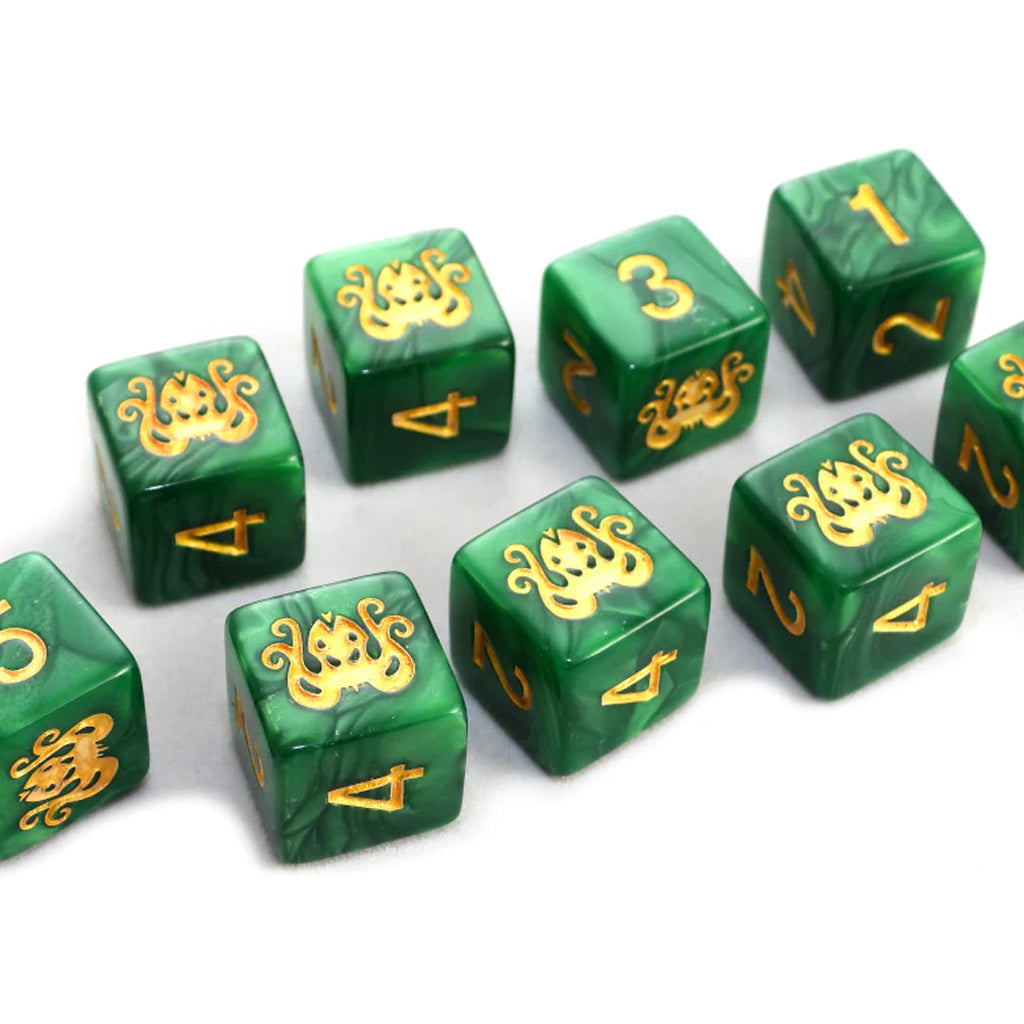 Cthulhu dice set (green)
