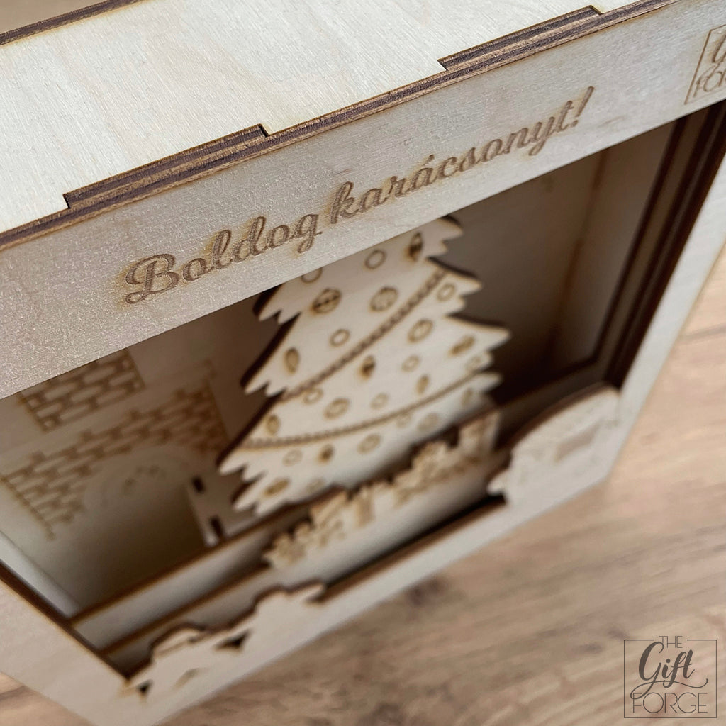 Christmas themed light box