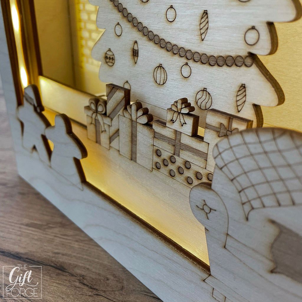Christmas themed light box