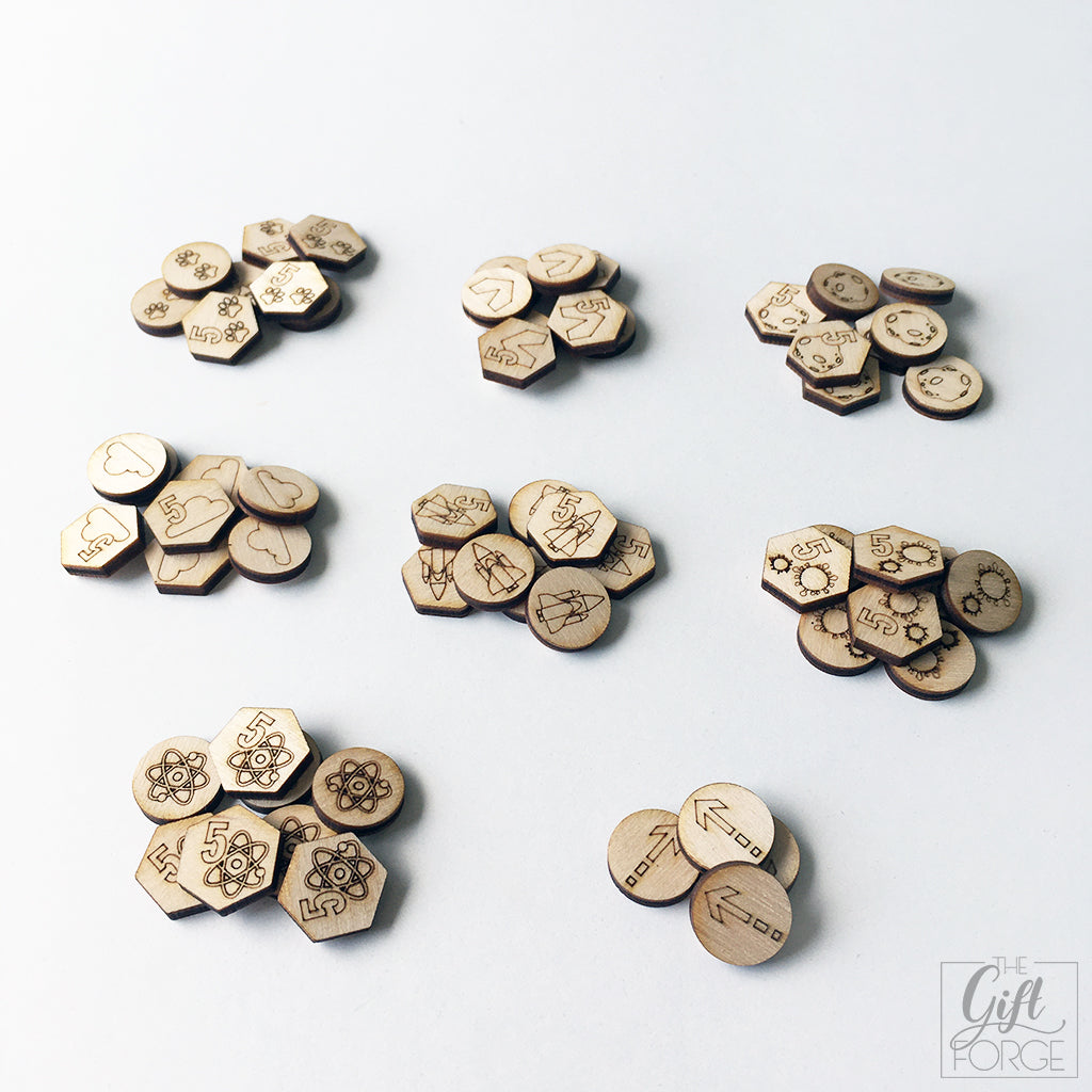 Tokens compatible with Terraforming Mars