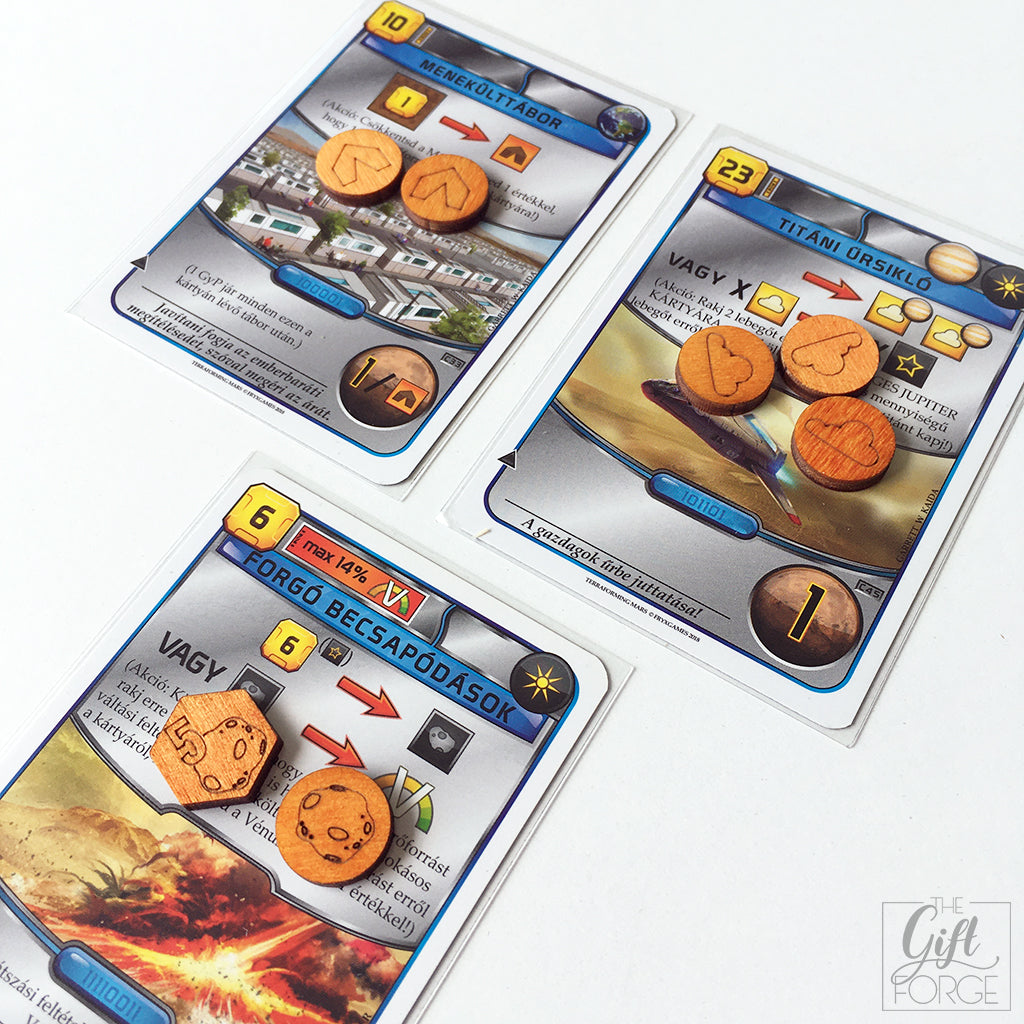 Tokens compatible with Terraforming Mars