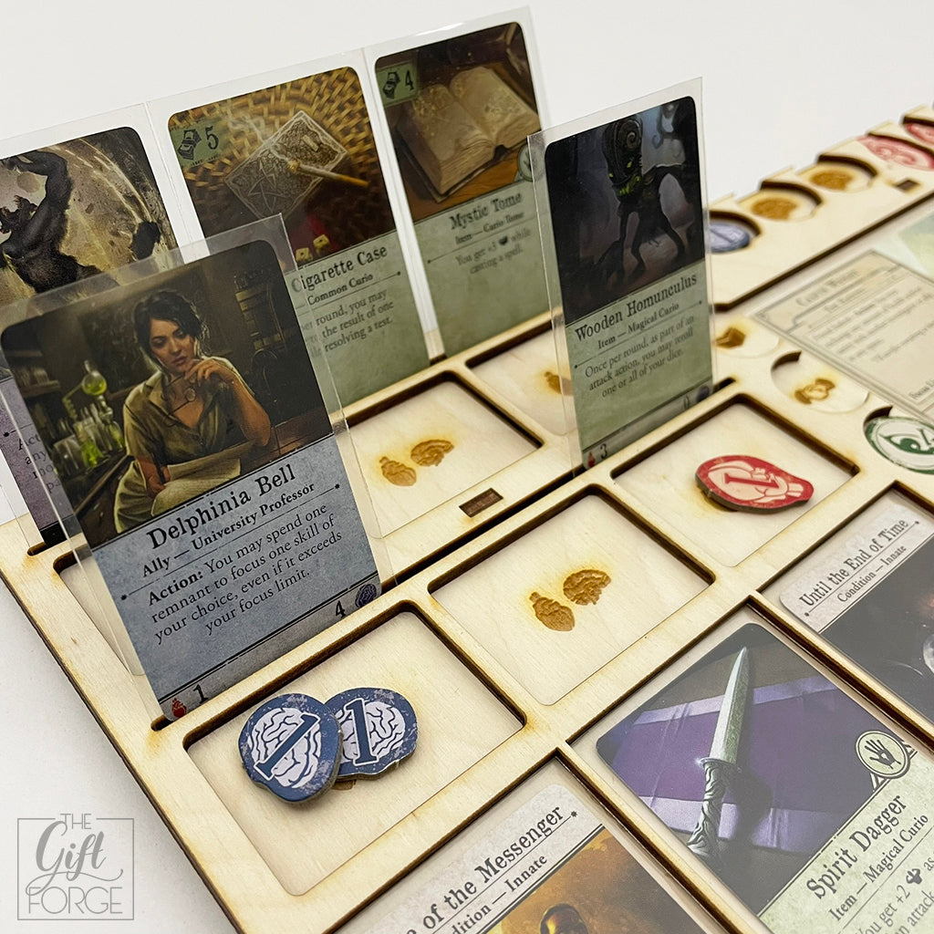 Player board compatible with Arkham Horror (3rd edition)