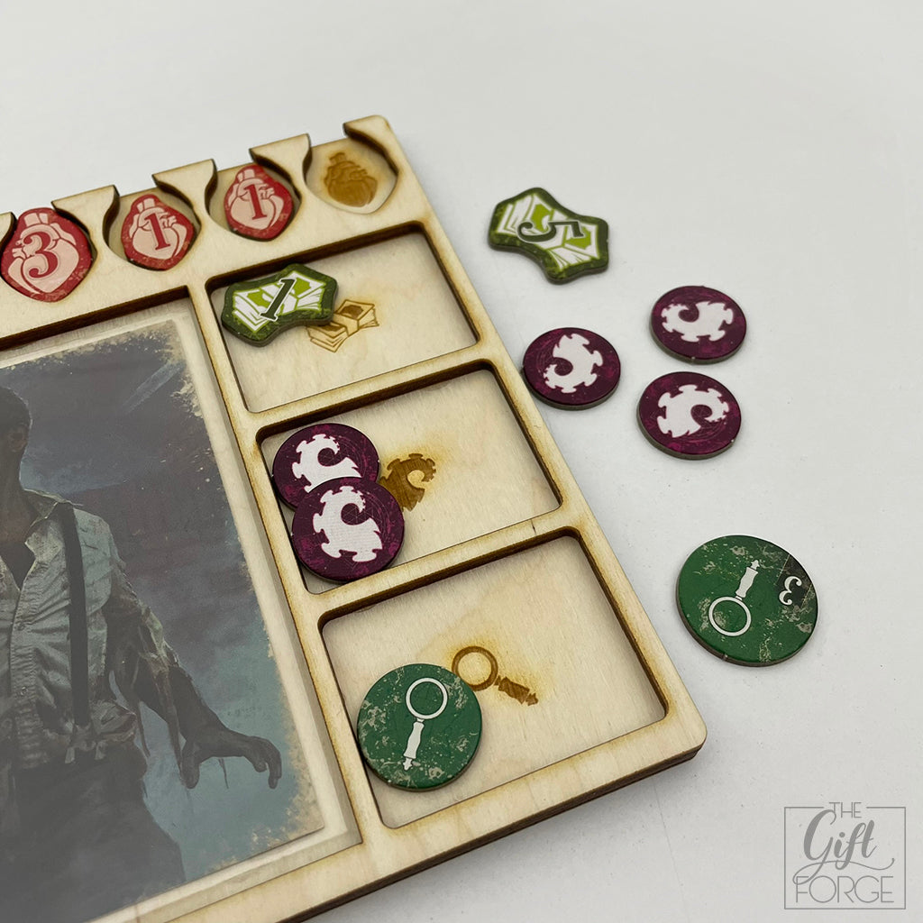 Player board compatible with Arkham Horror (3rd edition)