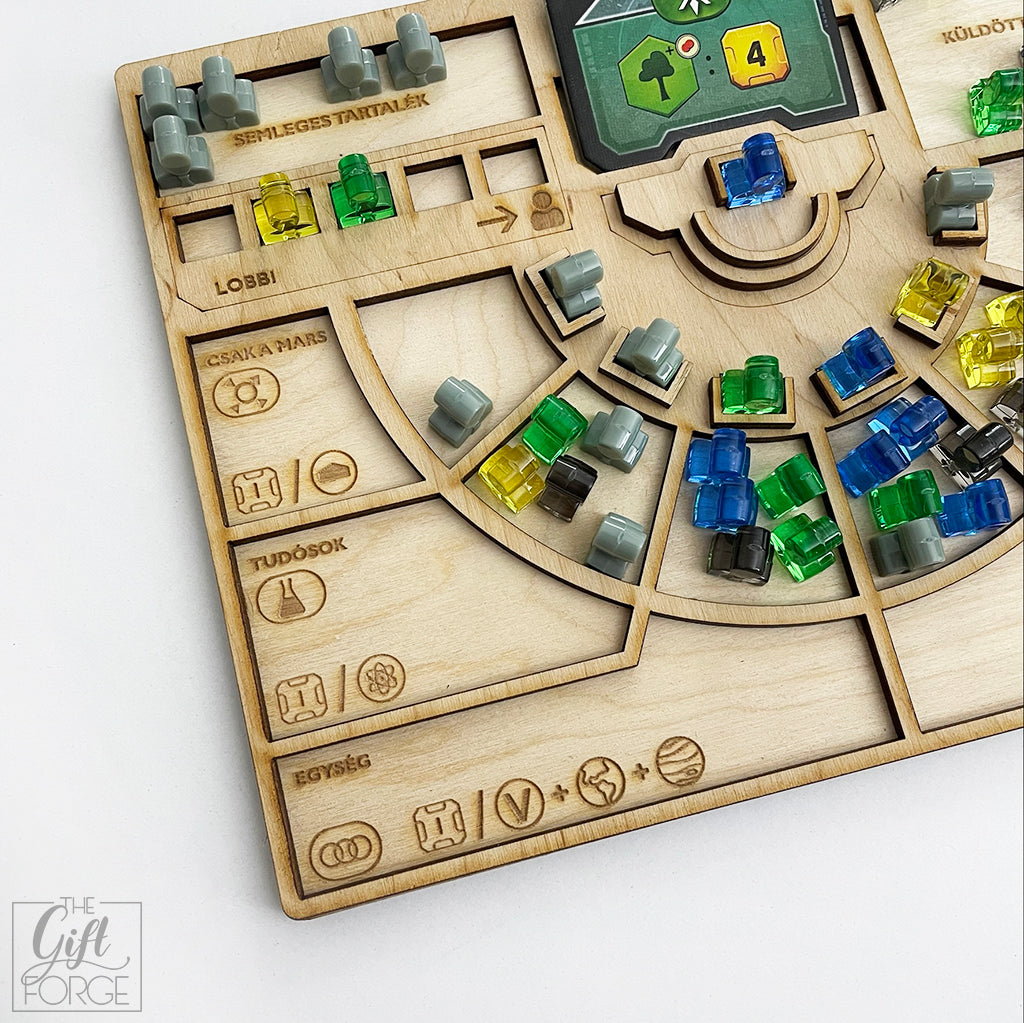 Committee board compatible with Terraforming Mars: Turmoil