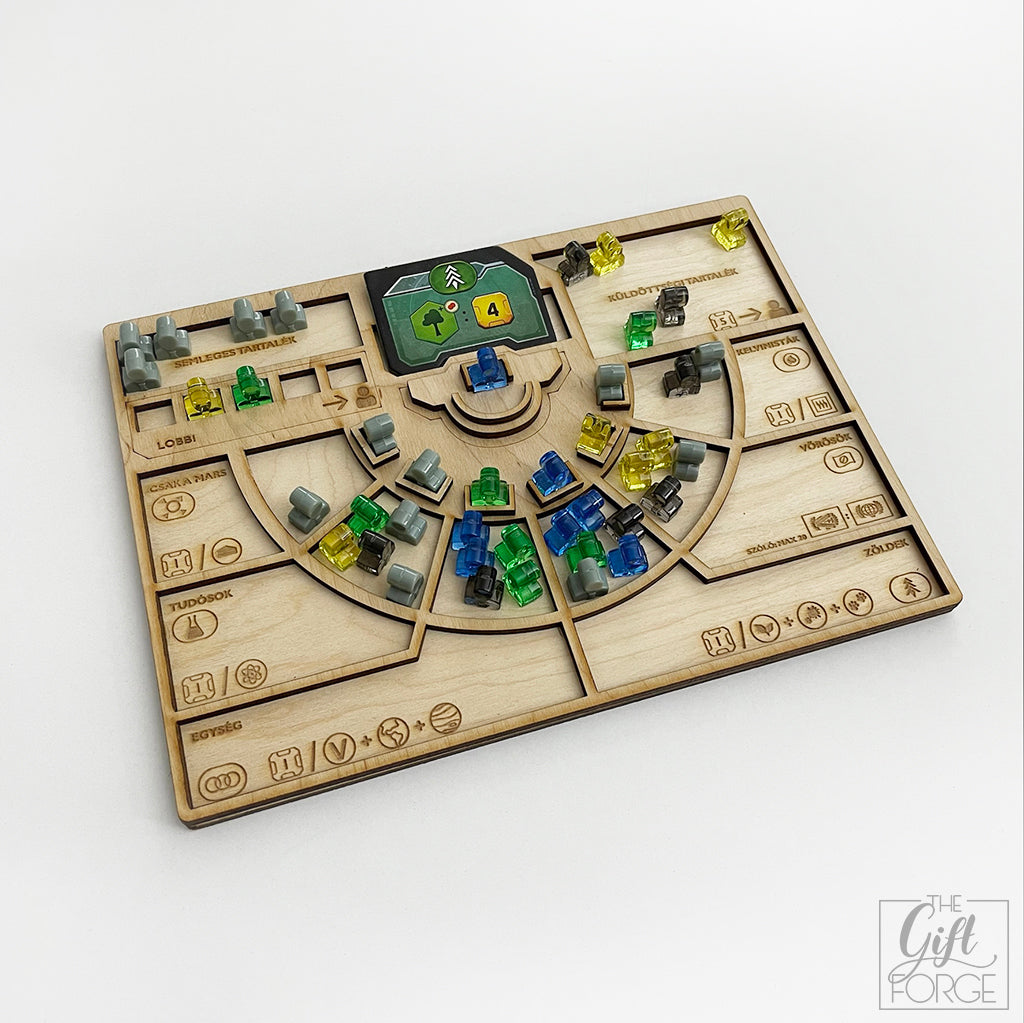 Committee board compatible with Terraforming Mars: Turmoil