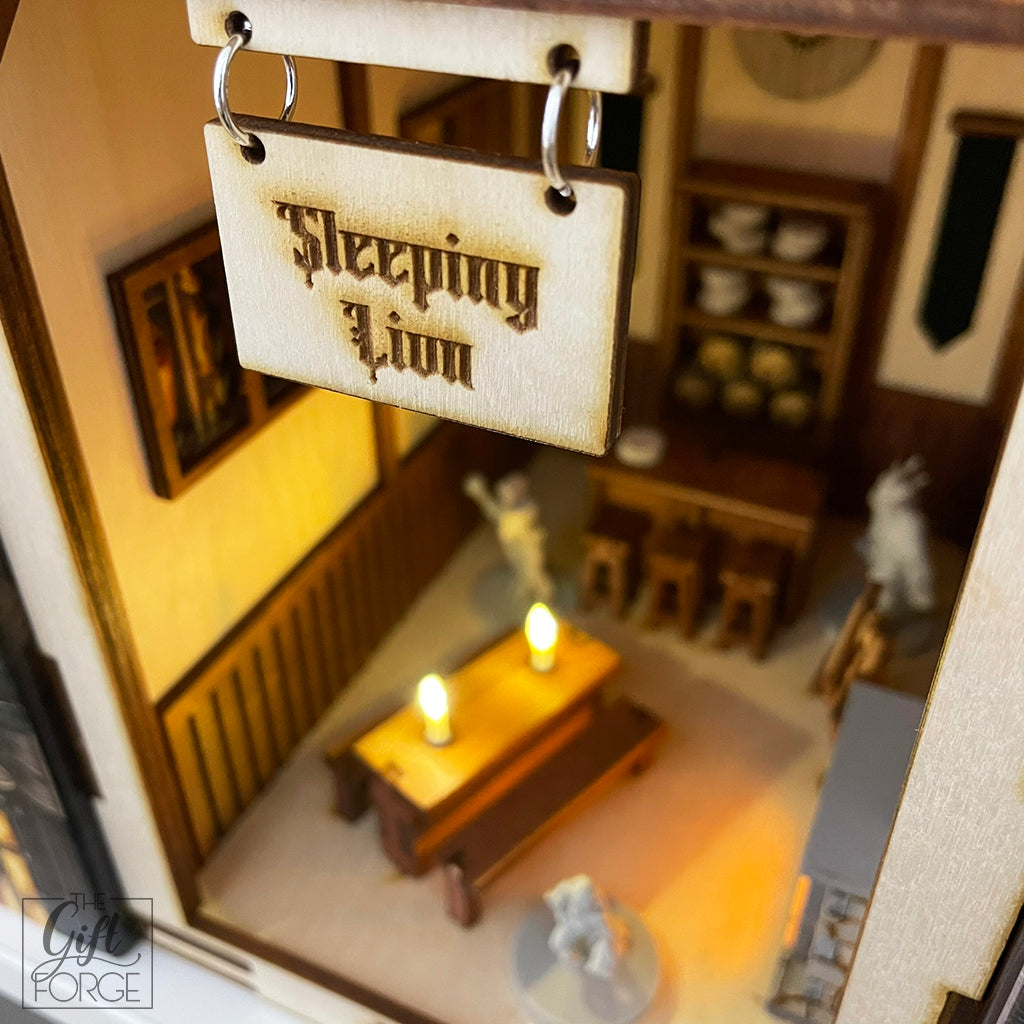 Book nook - Sleeping Lion tavern