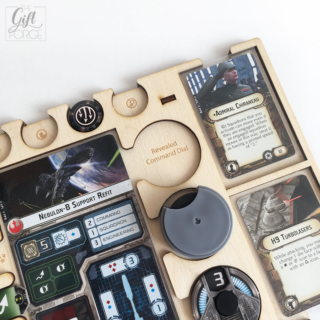 Player board compatible with Star Wars: Armada