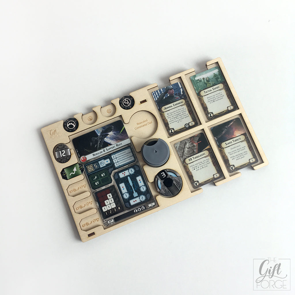 Player board compatible with Star Wars: Armada