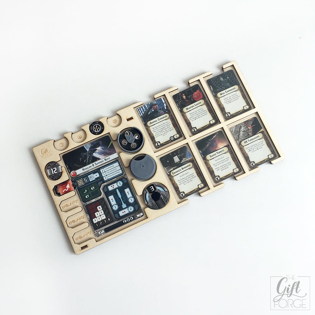 Player board compatible with Star Wars: Armada