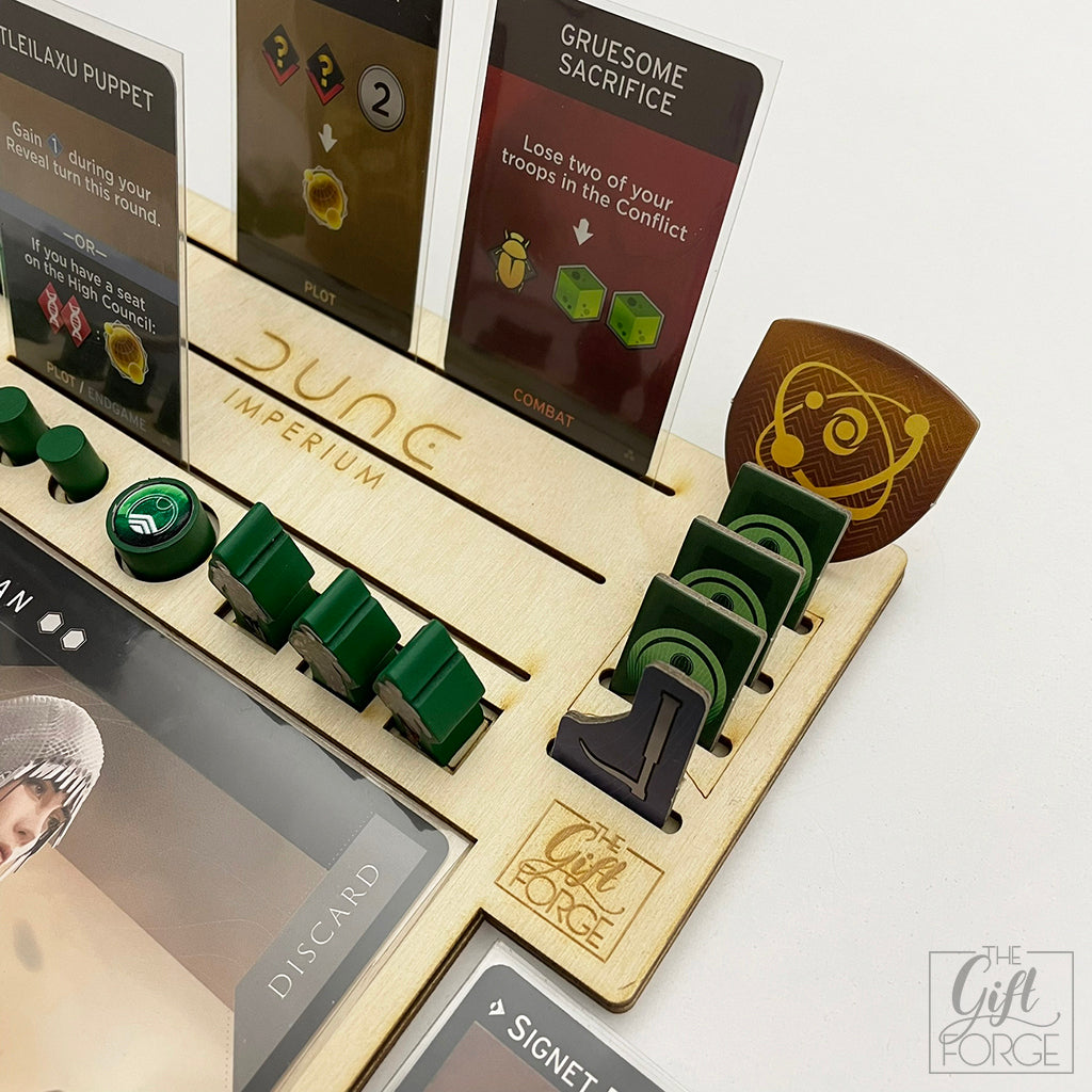 Player board compatible with Dune: Imperium