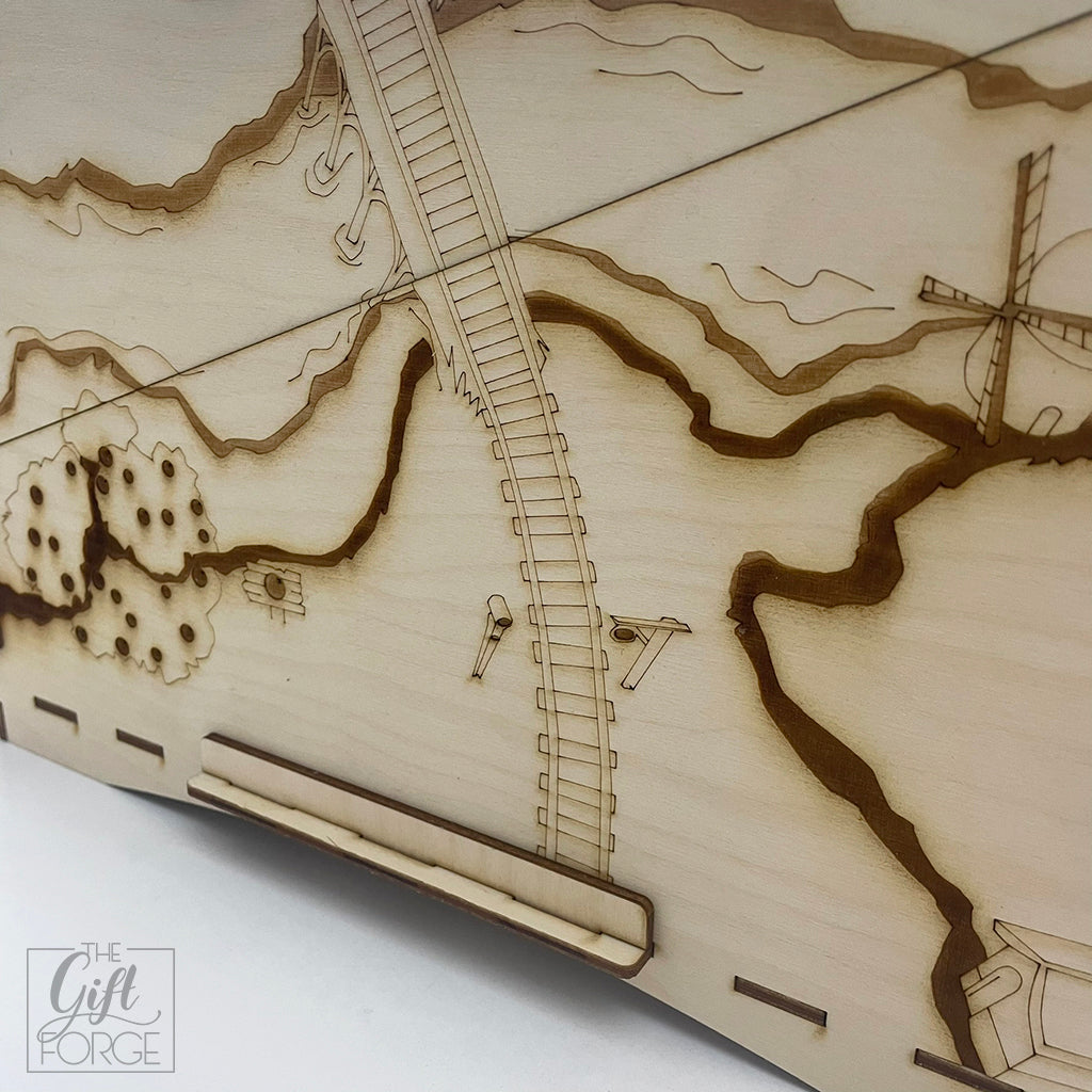 Wooden box compatible with Everdell