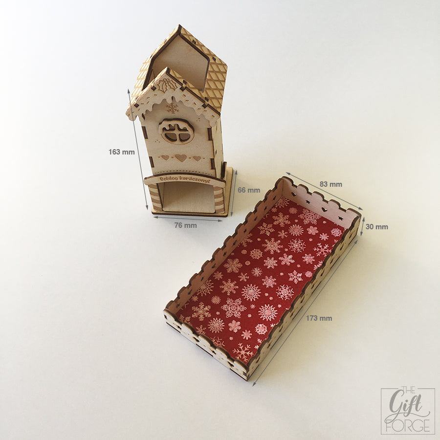 Gingerbread dice tower