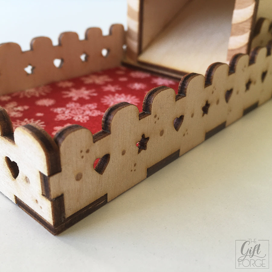 Gingerbread dice tower
