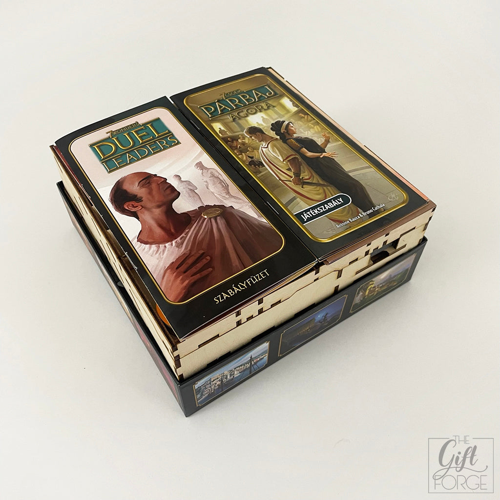 Insert compatible with 7 Wonders: Duel (fan made expansions)