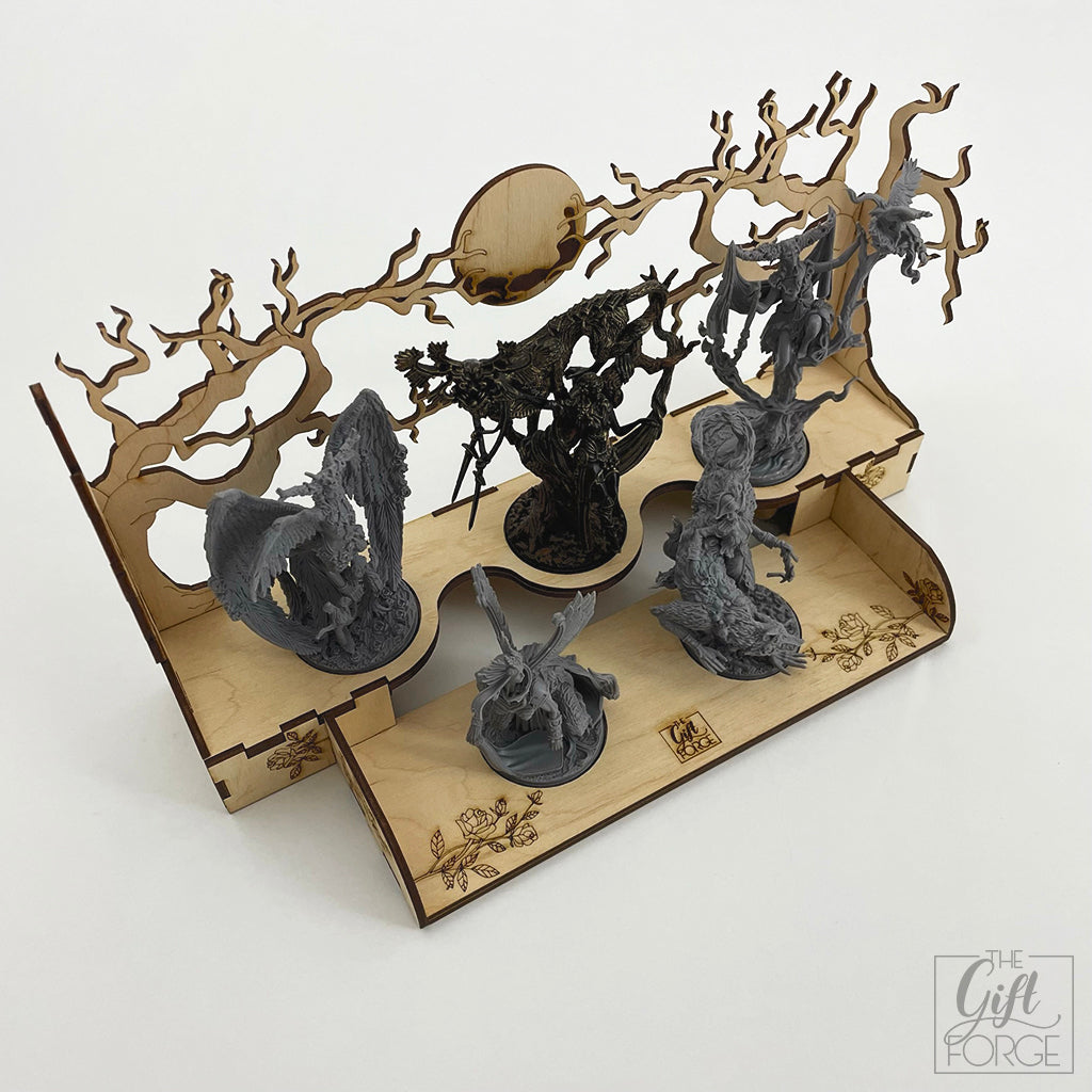 Miniatures display compatible with Etherfields