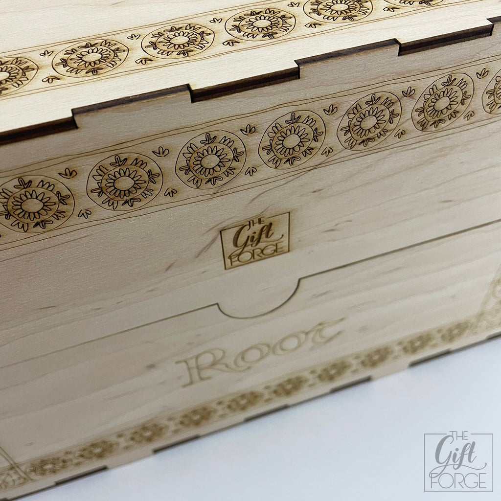 Wooden box compatible with Root