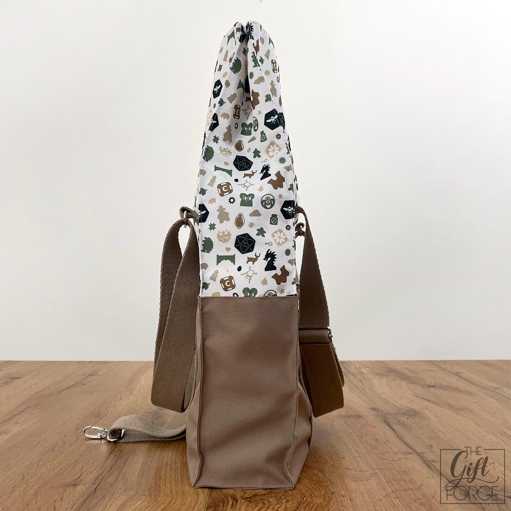 Board game bag (roll top) - Beige