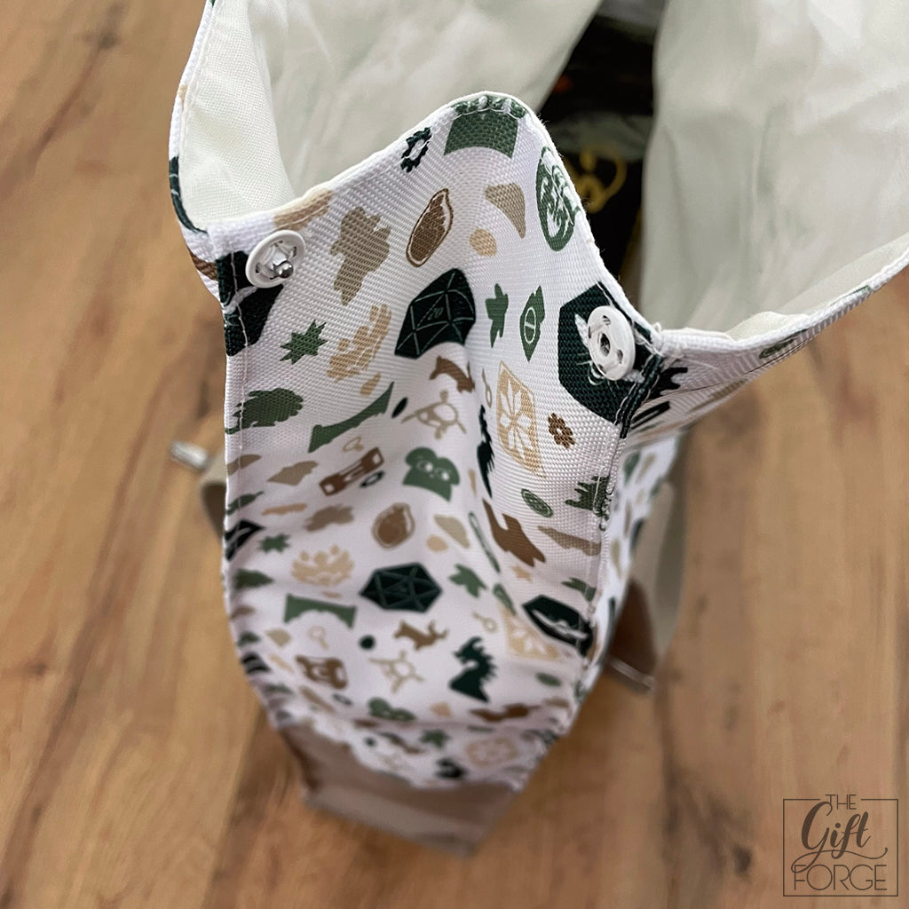 Board game bag (roll top) - Beige