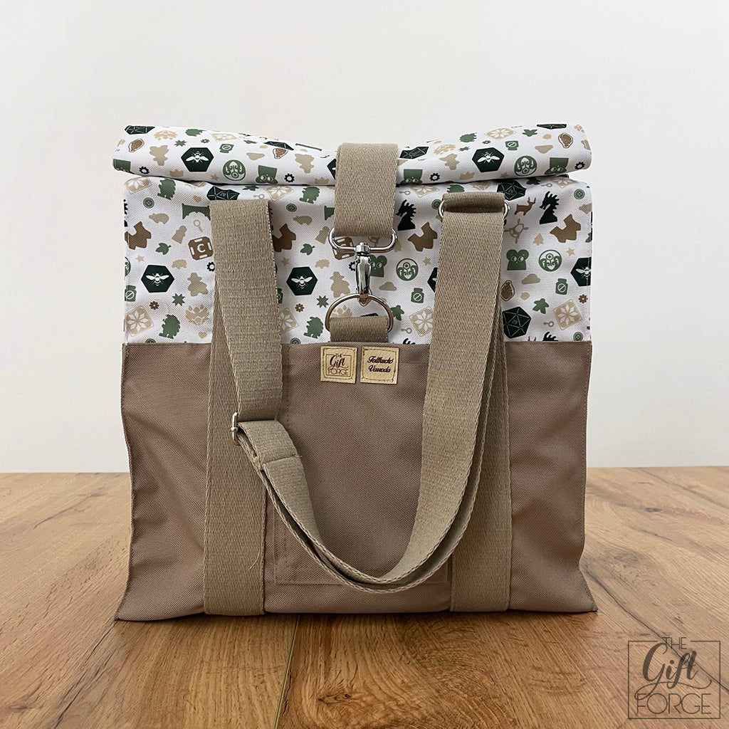 Board game bag (roll top) - Beige