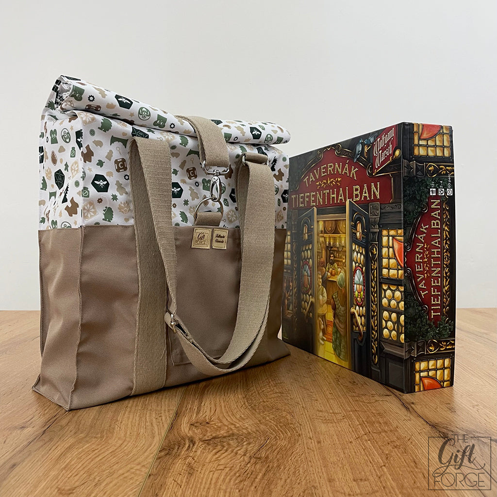 Board game bag (roll top) - Beige