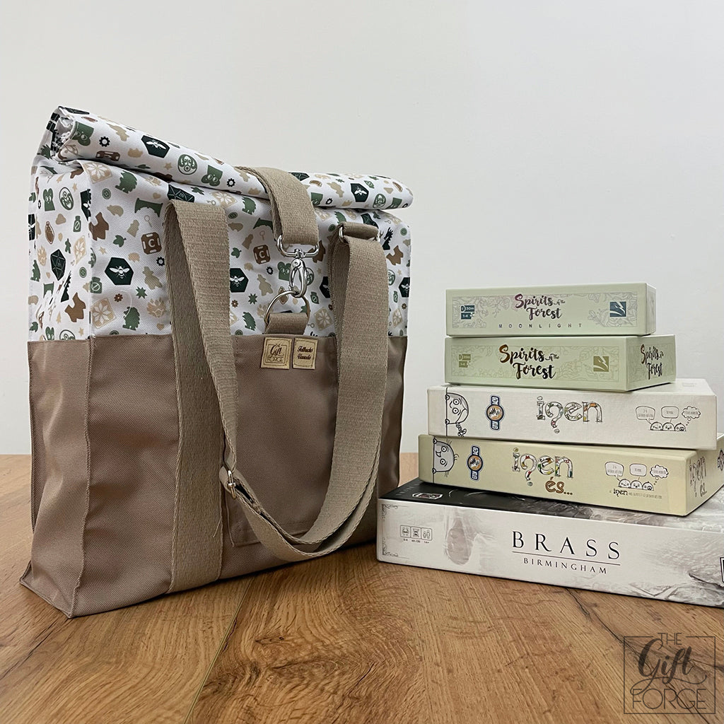 Board game bag (roll top) - Beige