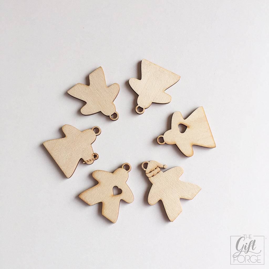 Christmas tree ornaments - Meeple