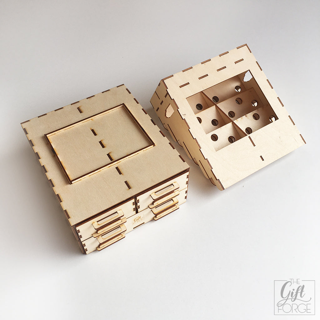 Paint rack - riser with drawer