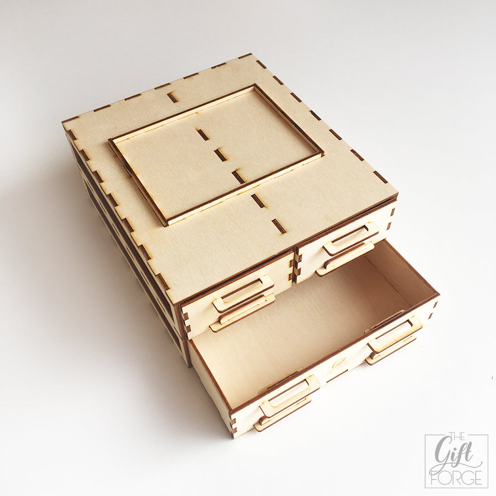 Paint rack - riser with drawer