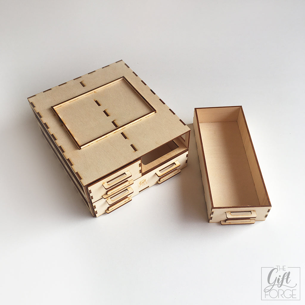 Paint rack - riser with drawer