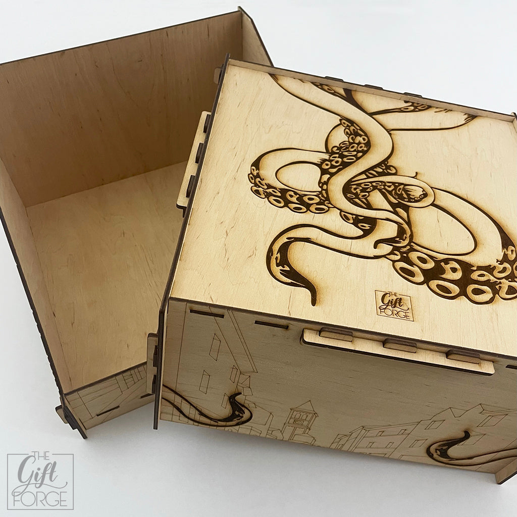 Wooden box compatible with Eldritch Horror