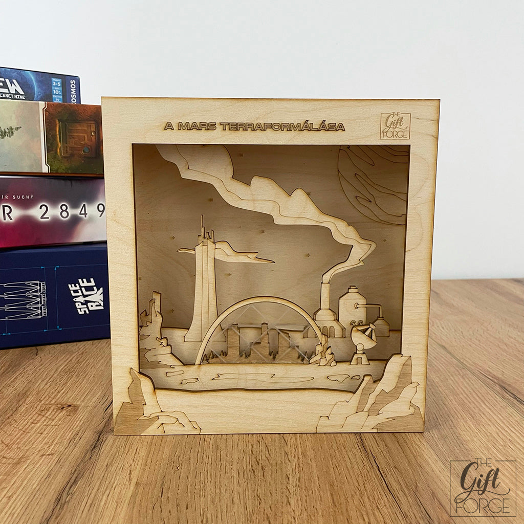 Space themed light box