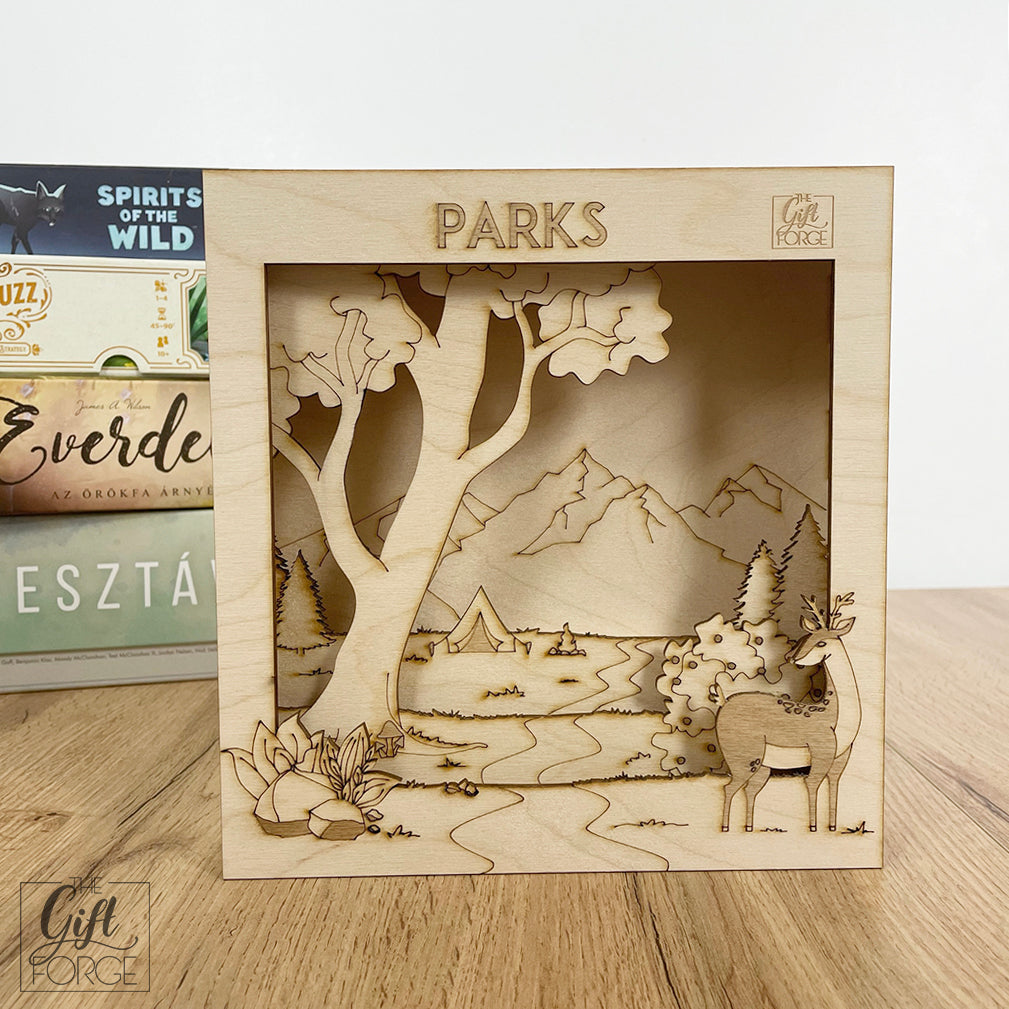 Nature themed light box